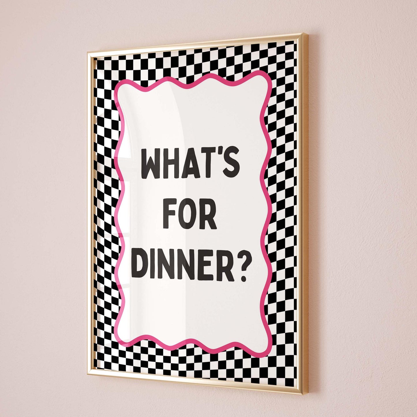 Whats For Dinner Wall Print