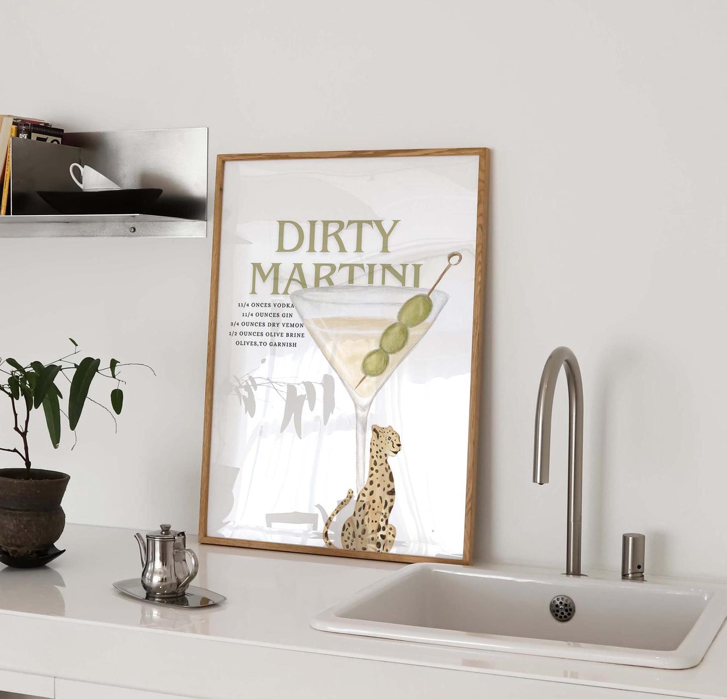 Dirty Martini Wall Print