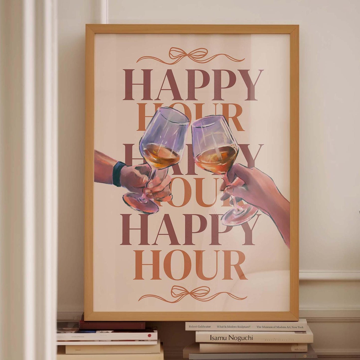 happy hour cheers wall print