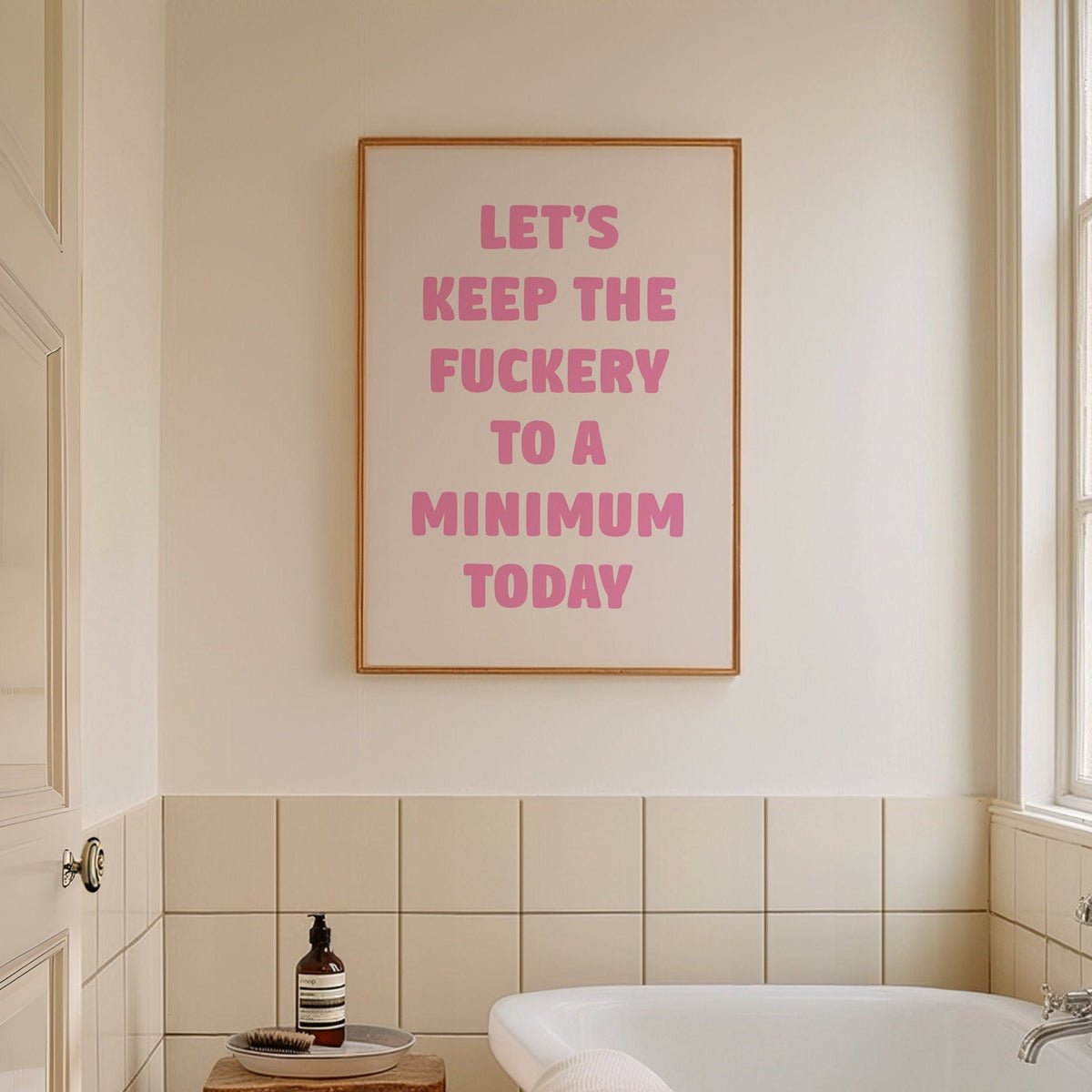Let's Keep The Fuckery To A Minimum Today