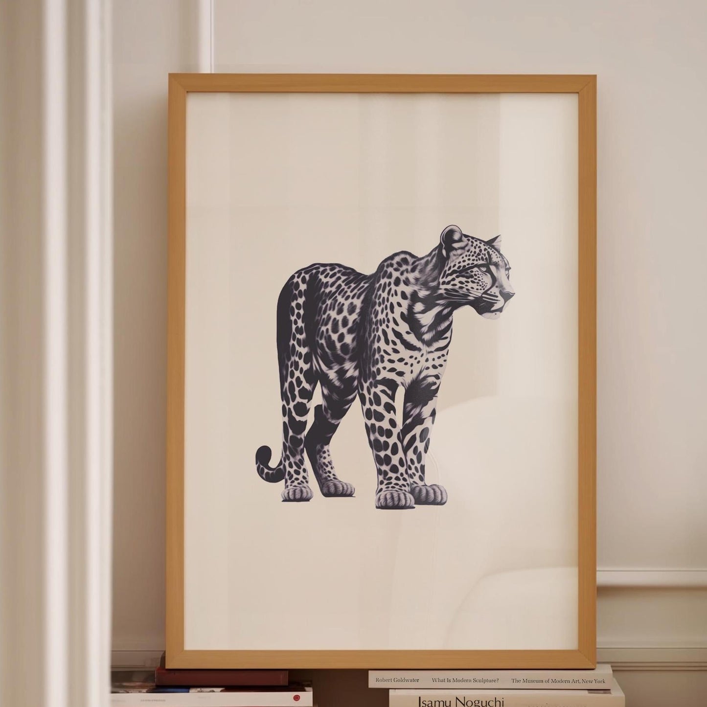 leopard wall print