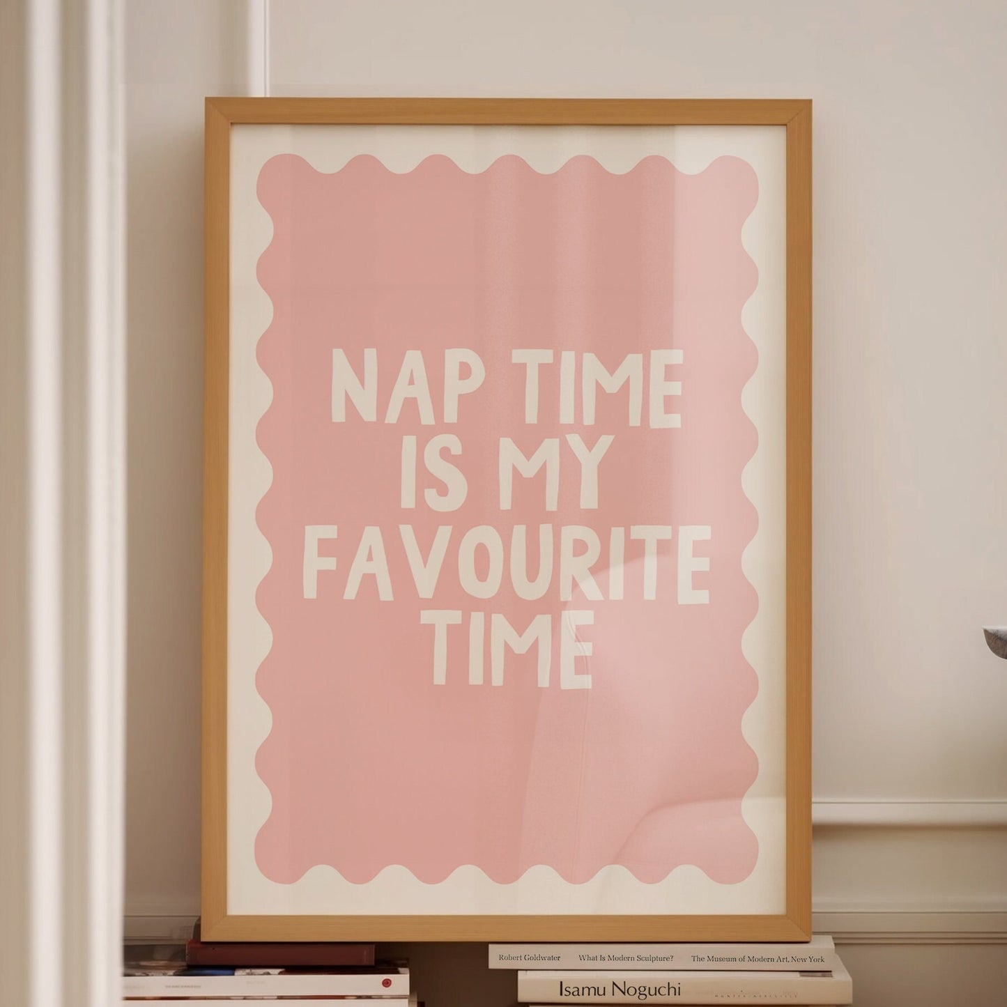 nap time is my favourite time wall print