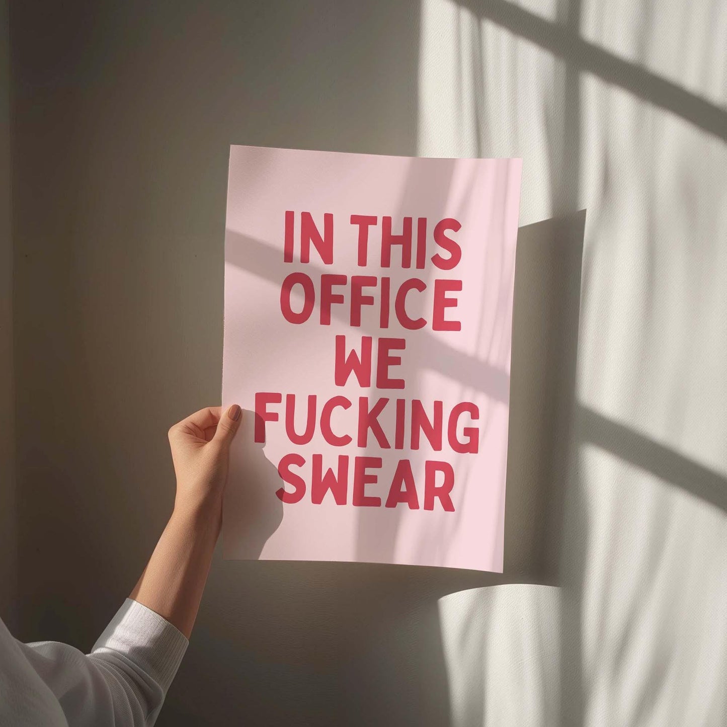 In This Office We Fucking Swear Print