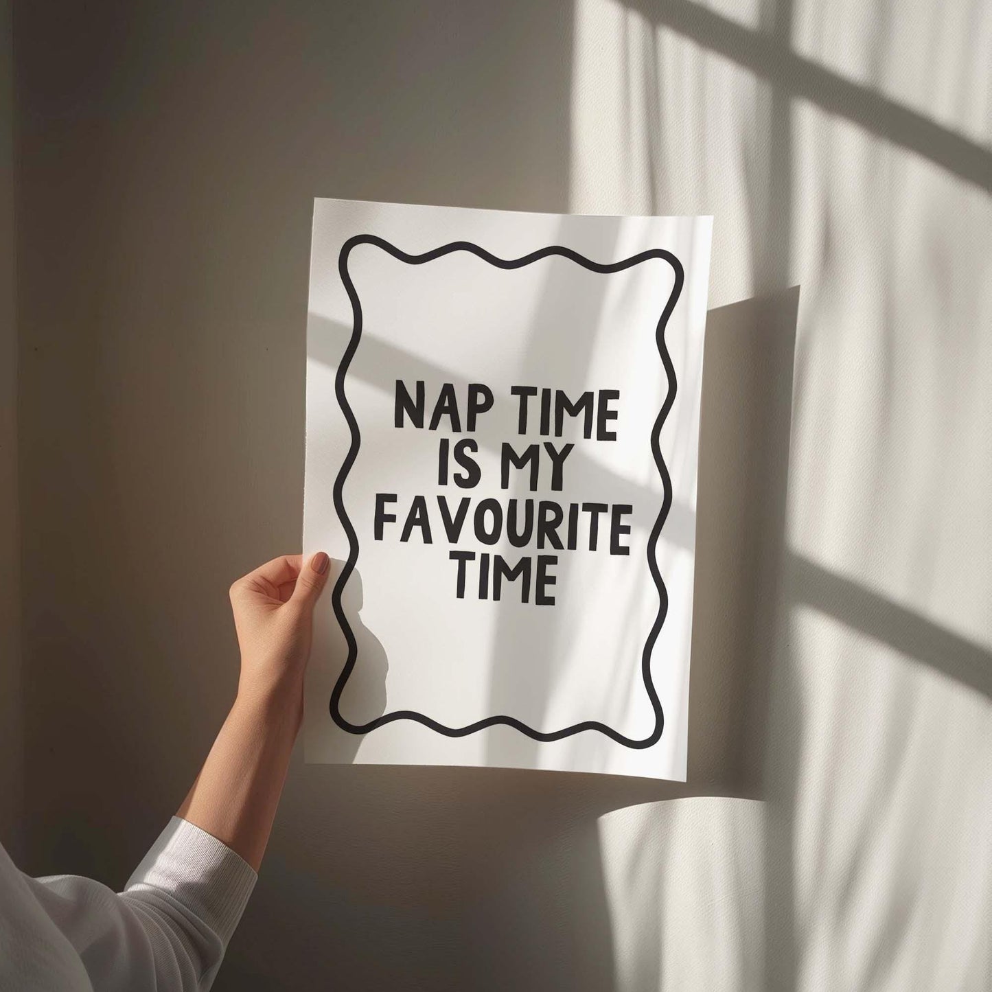 Nap Time Is My Favourite Time Art Print