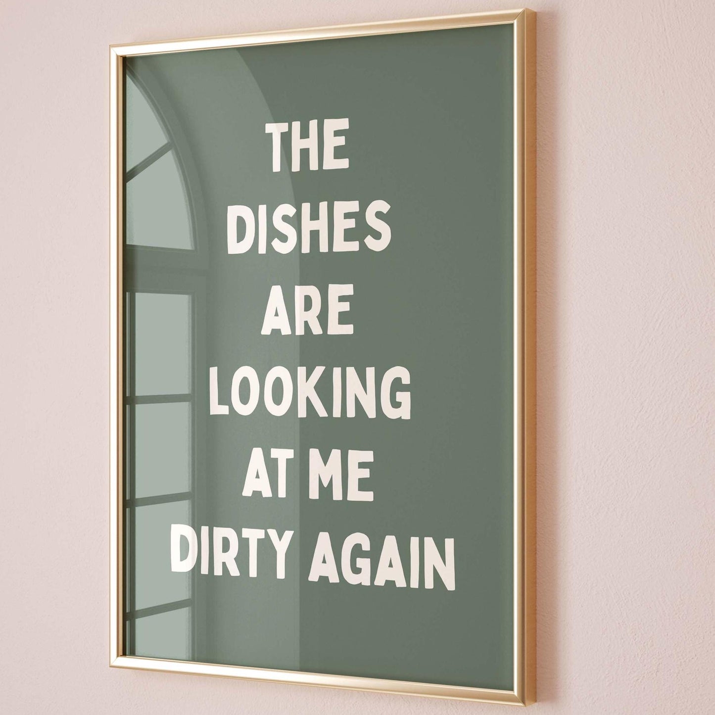 The Dishes Are Looking At Me Dirty Again Art Print