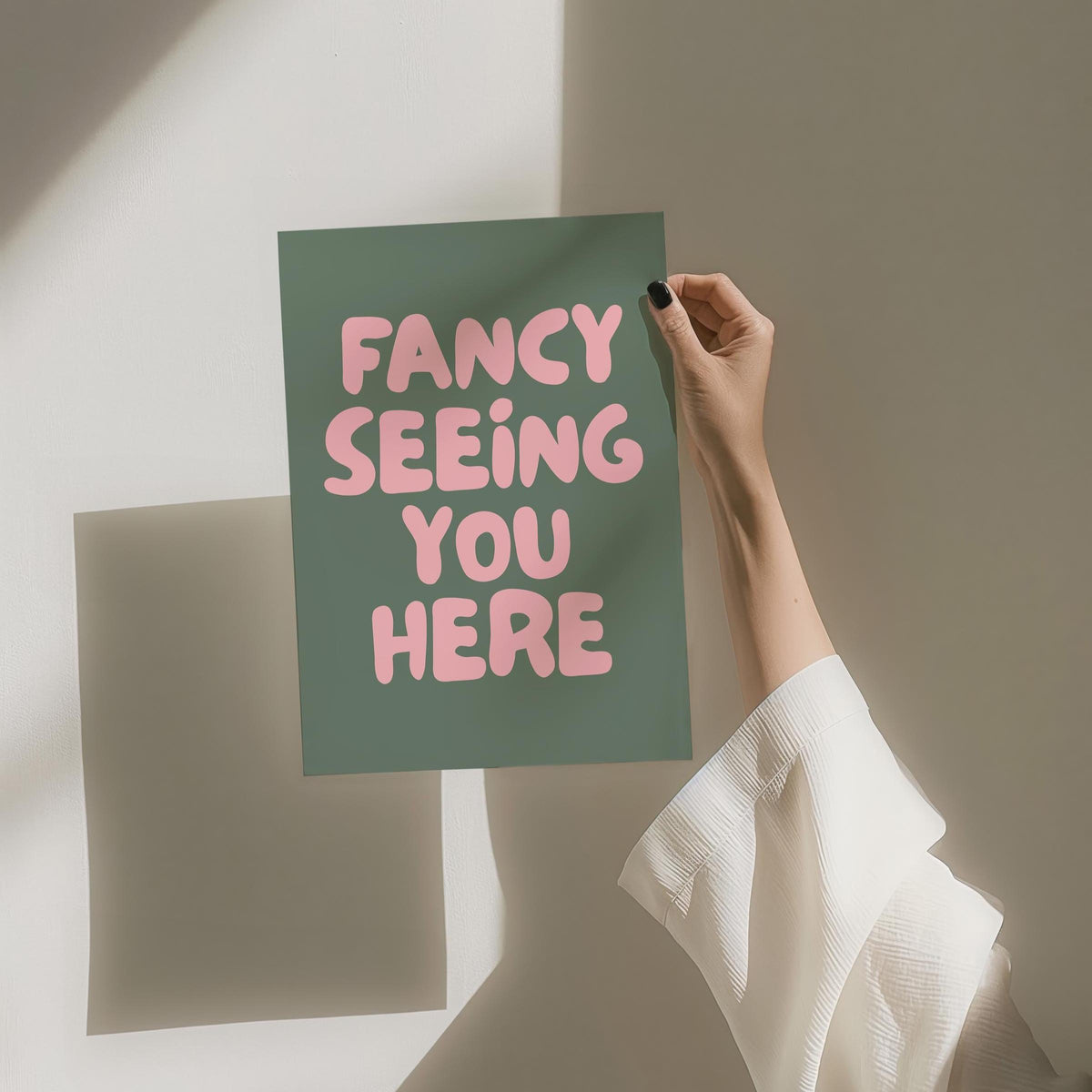 Fancy Seeing You Here Art Print