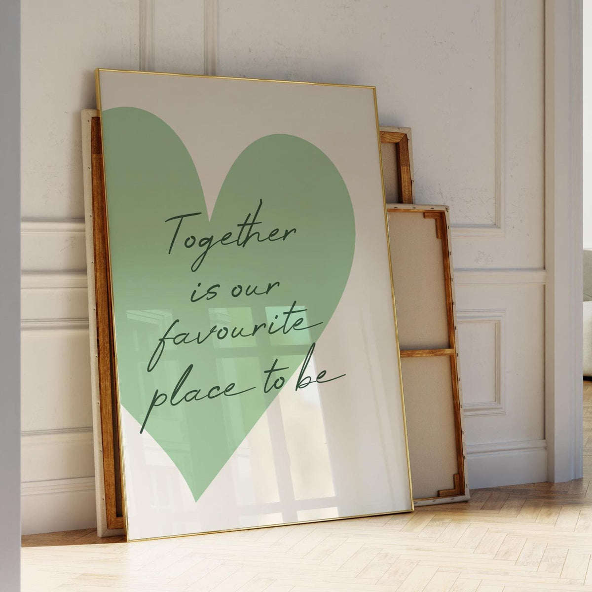 Together Is Our Favourite Place To Be Art Print