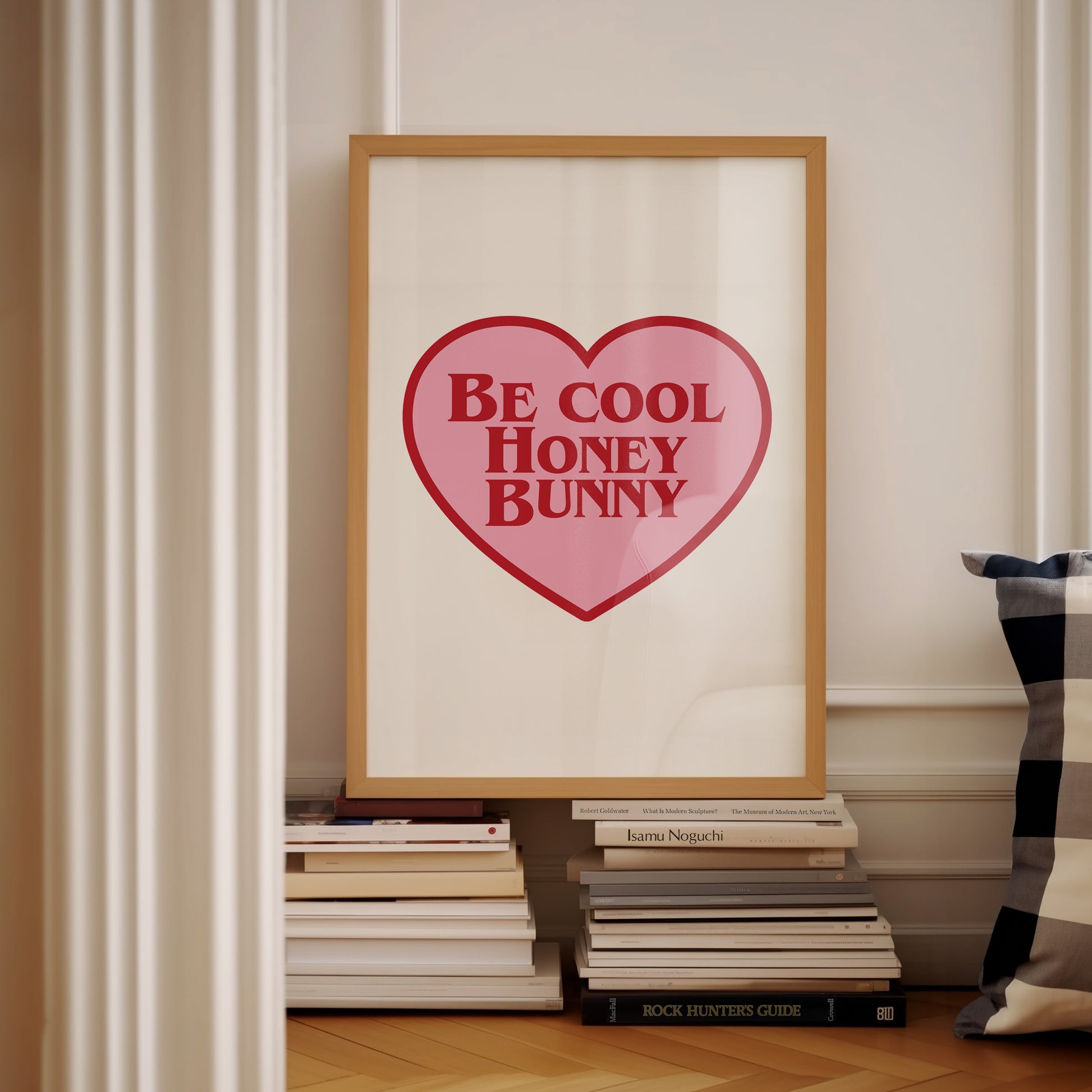 Be Cool Honey Bunny Wall Print