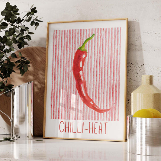 Chilli Heat Kitchen Wall Print