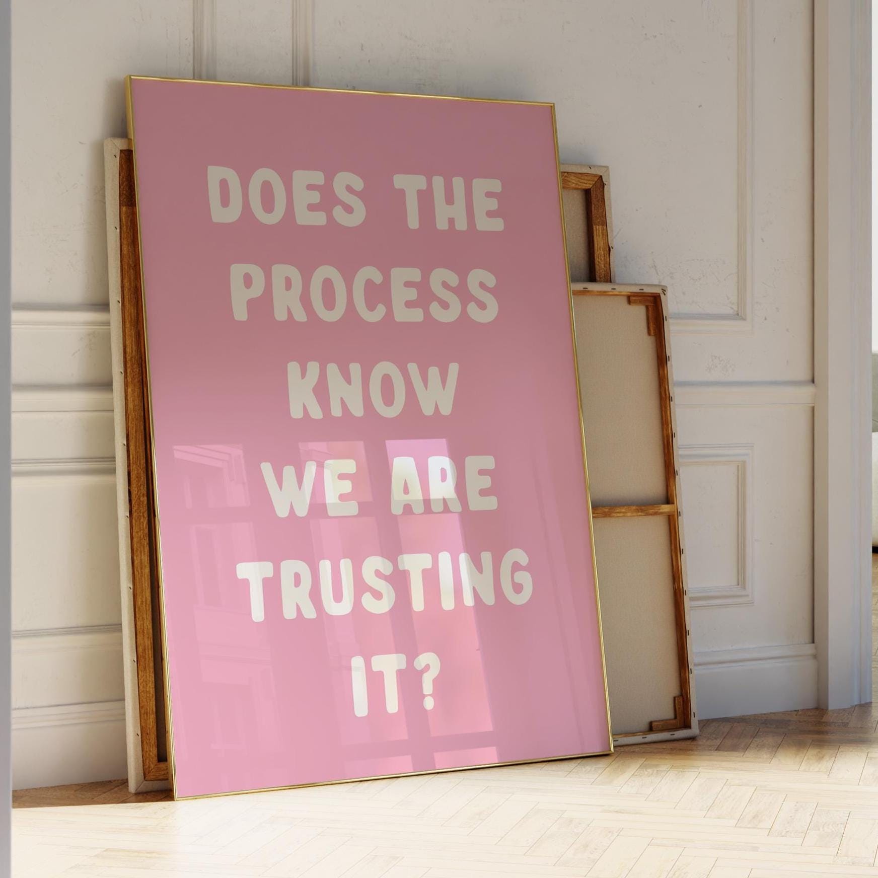 Does The Process Know We Are Trusting It Art Print