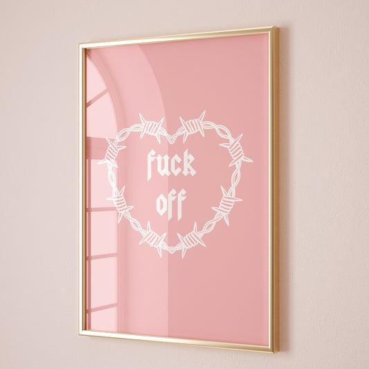 fuck off print