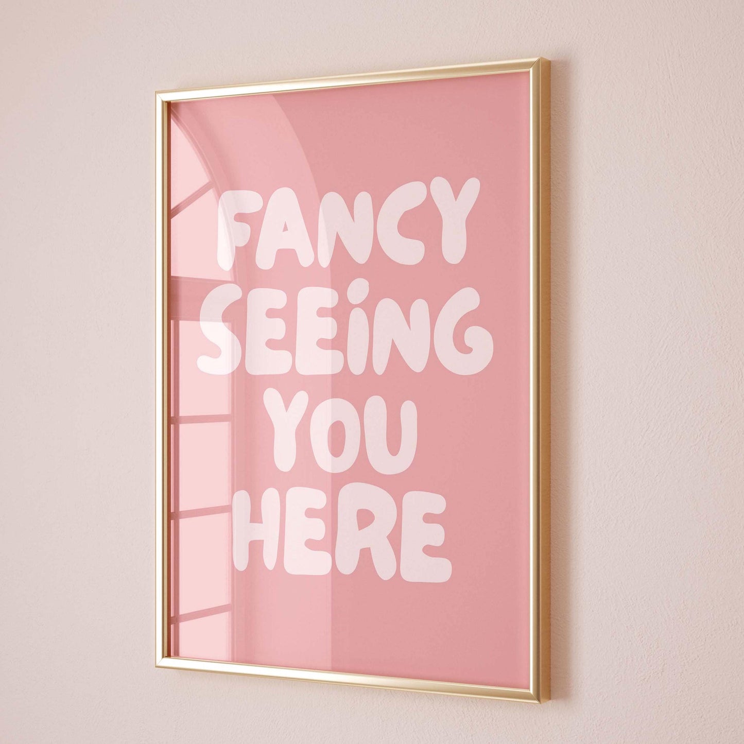 Fancy Seeing You Here Art Print
