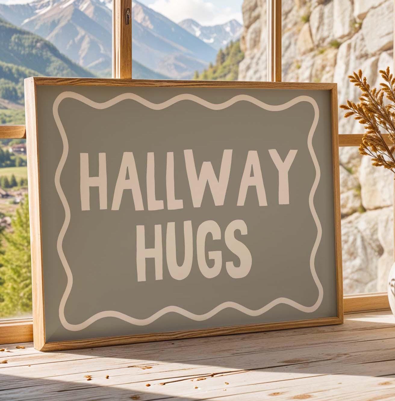 Hallway Hugs Wall Art Home Entrance Prints