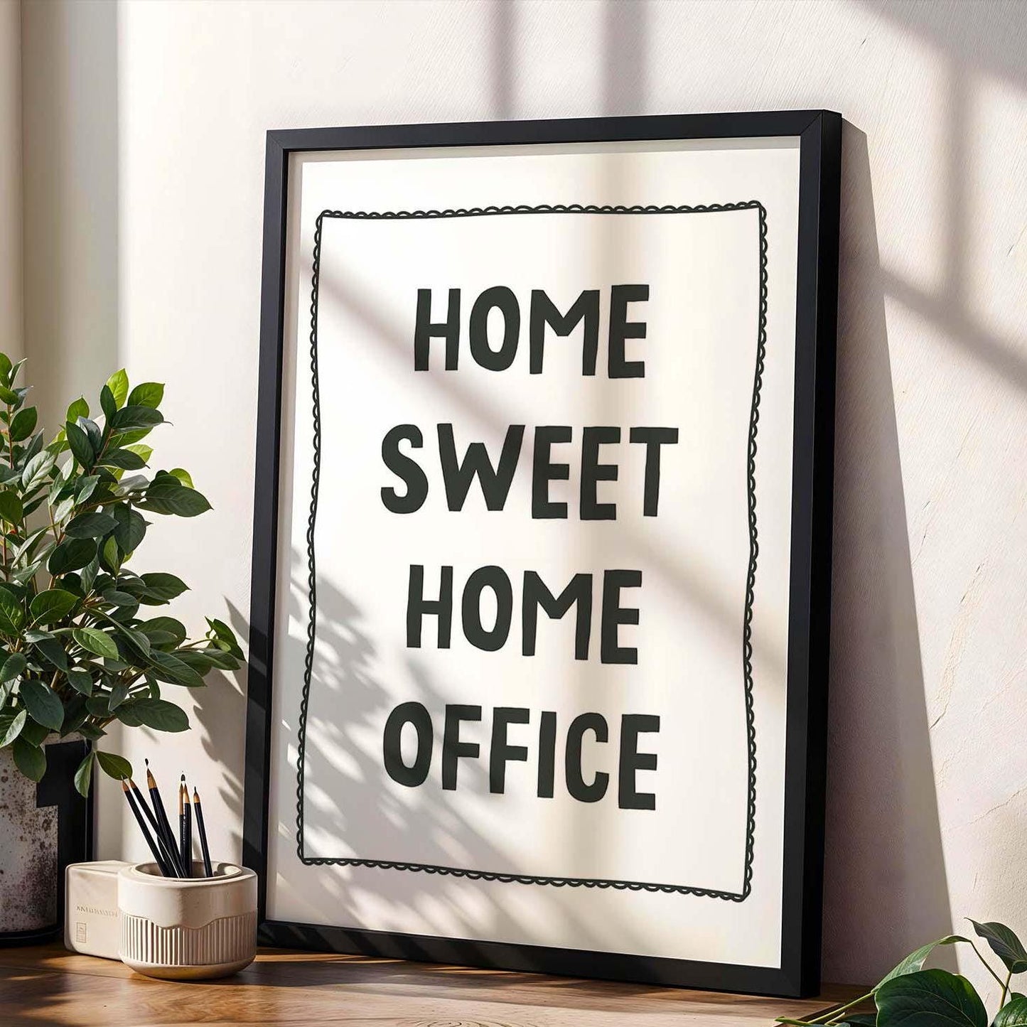 Home Sweet Home Office Wall Print