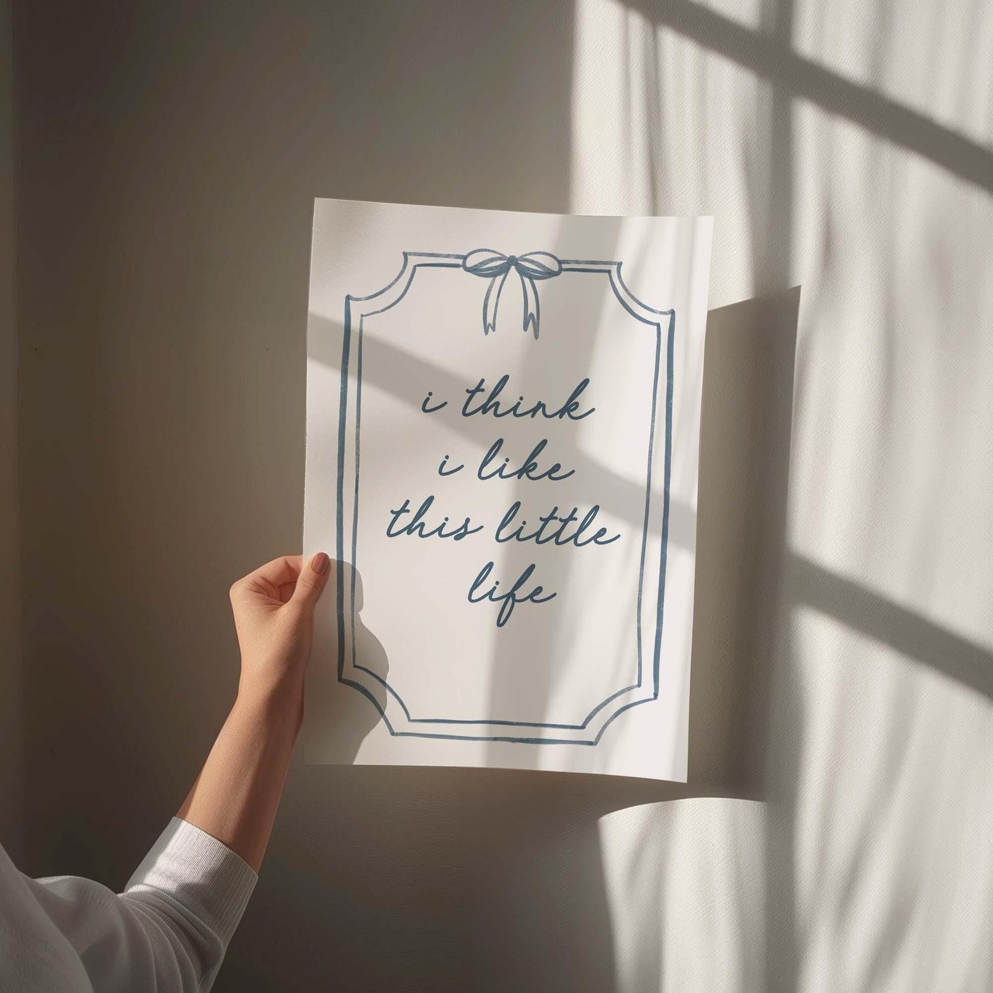 I Think I Like This Little Life Art Print