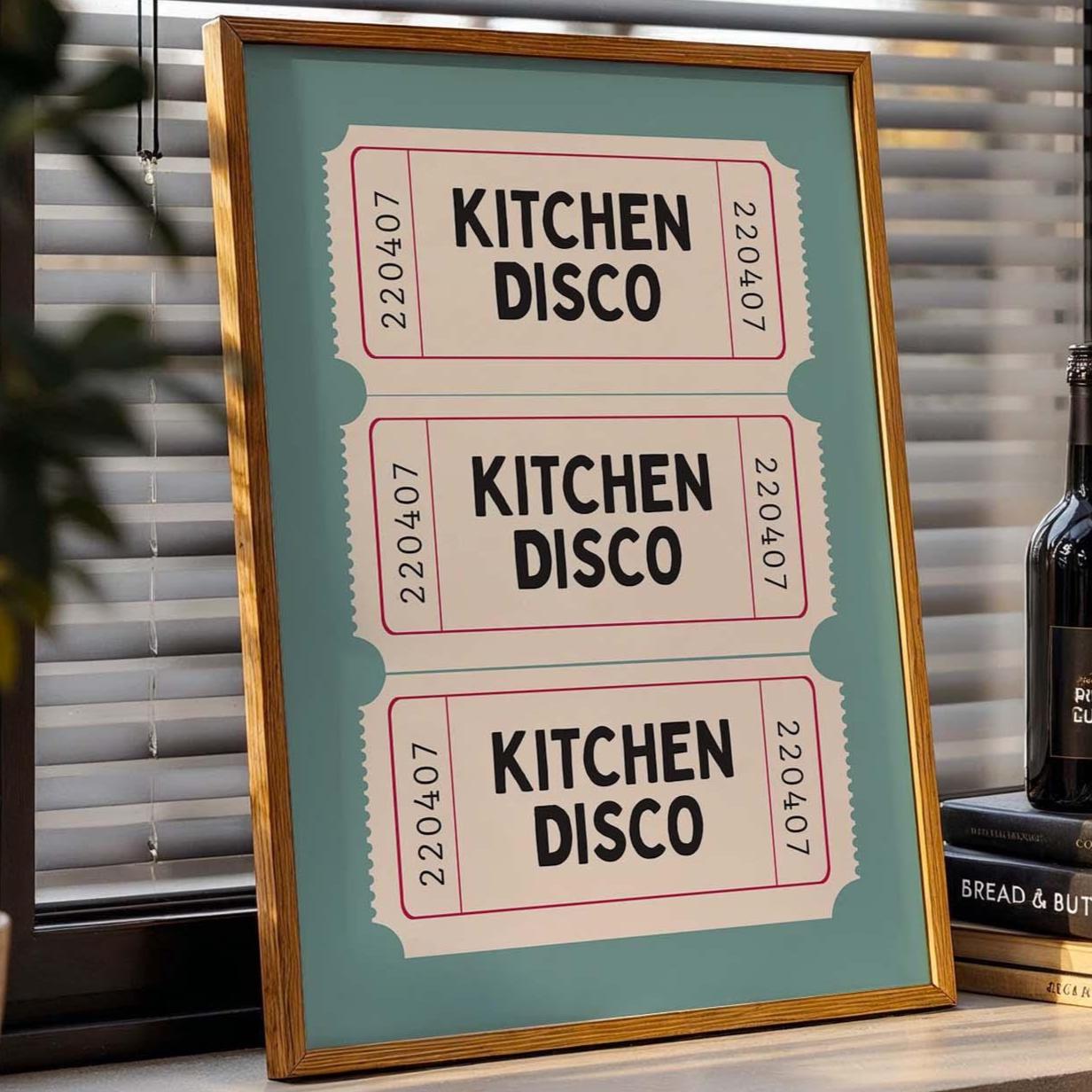 Kitchen Disco Art Print