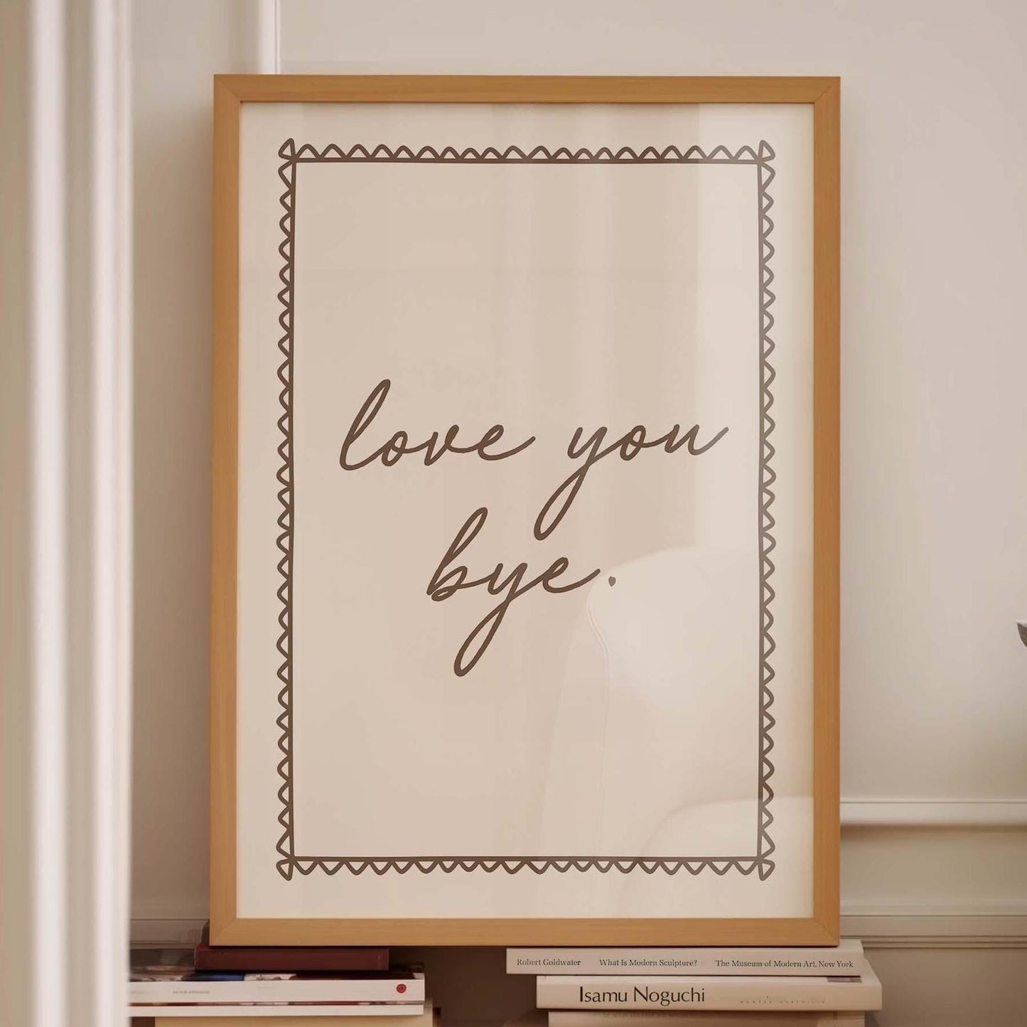 Love You Bye Wall Print