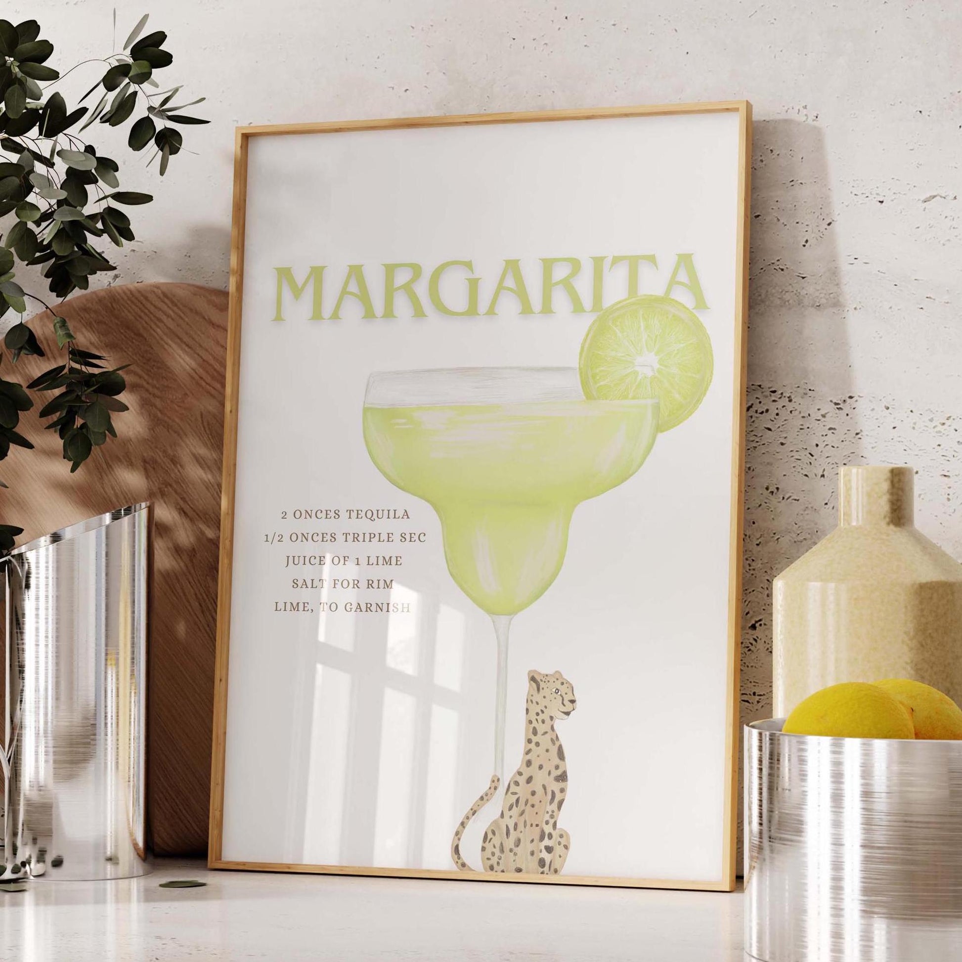 Margarita Cocktail Wall Print