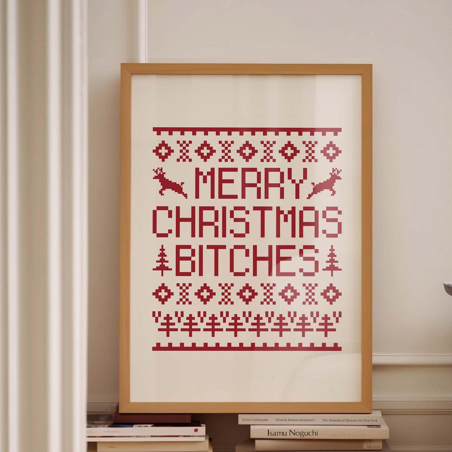 merry Christmas bitches wall art