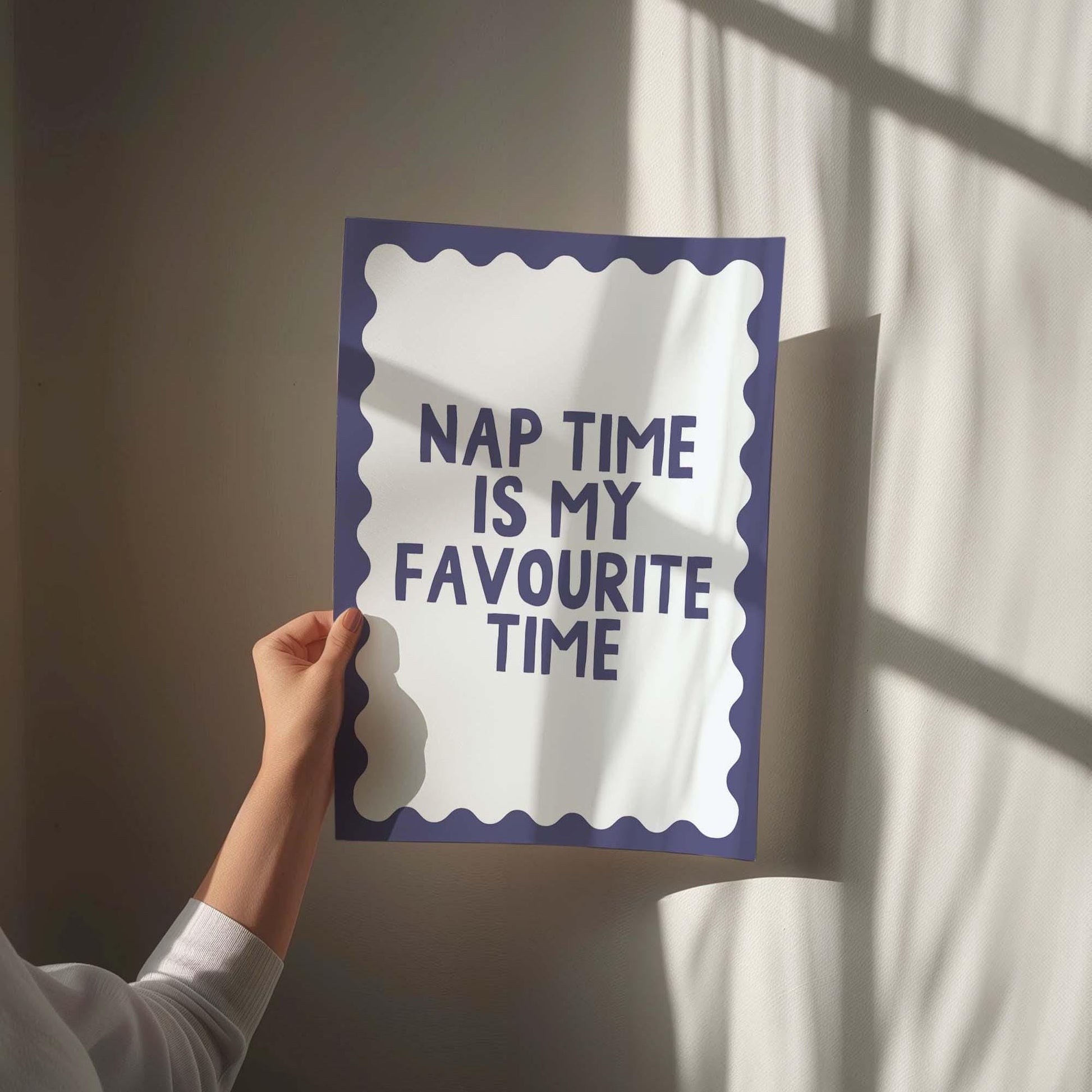 Nap Time Is My Favourite Time Art Print