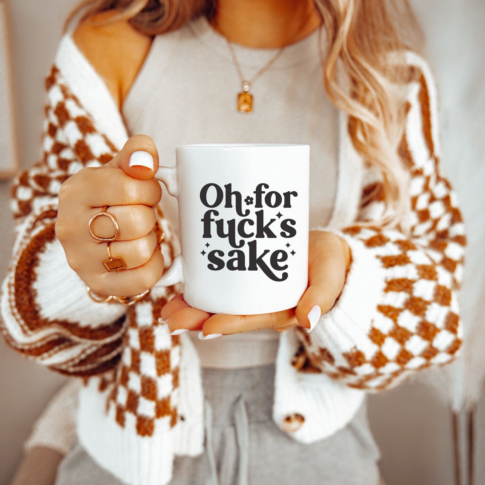 Oh For Fuck Sake Mug, Funny Work Cup, Gift For Friend