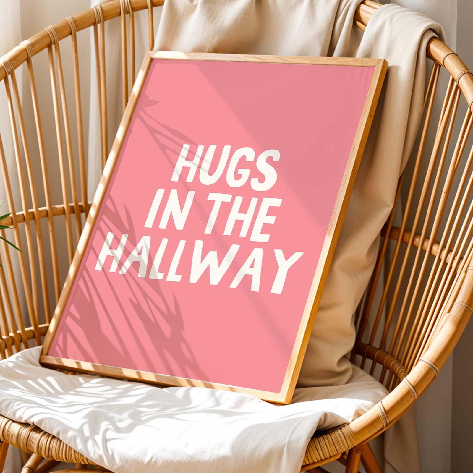 Hugs In The Hallway Art Print