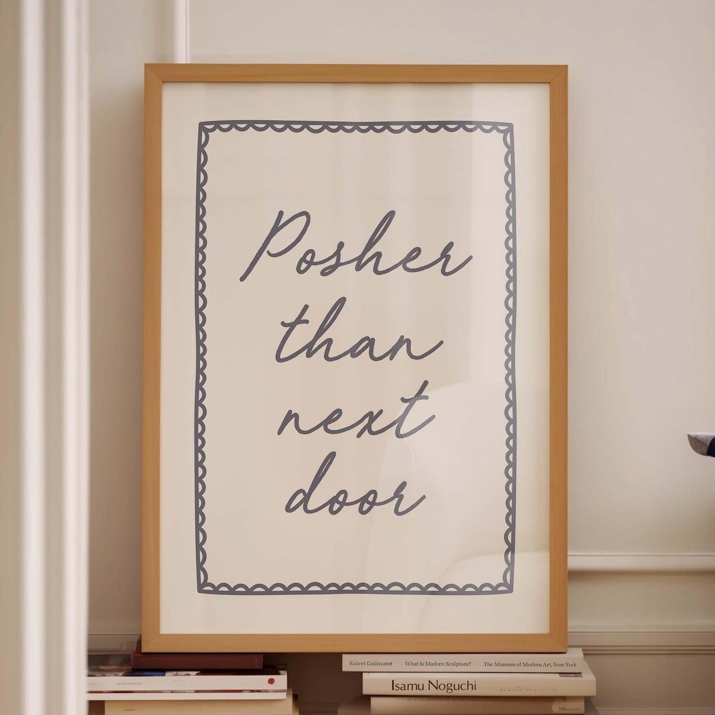 Posher Than Next Door Wall Print