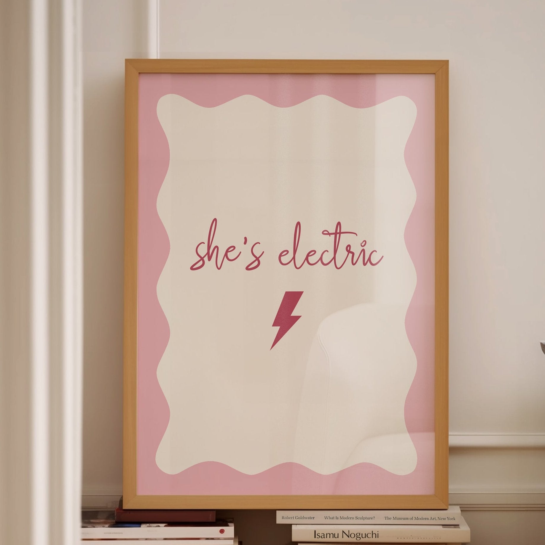shes electric wall print