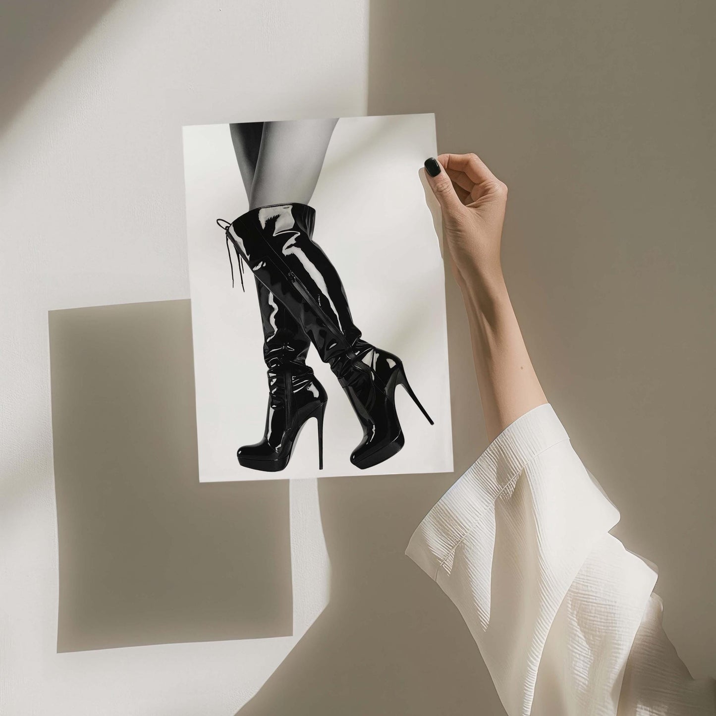 Stiletto wall art print