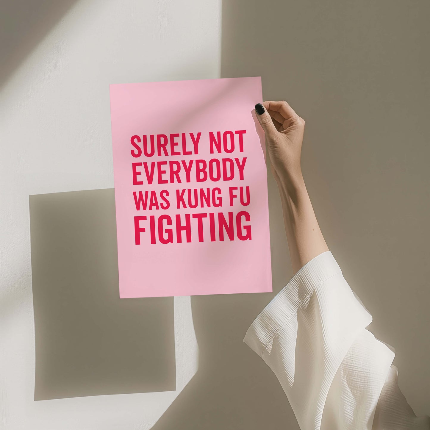 Surely Not Everybody was Kung Fu Fighting Art Print