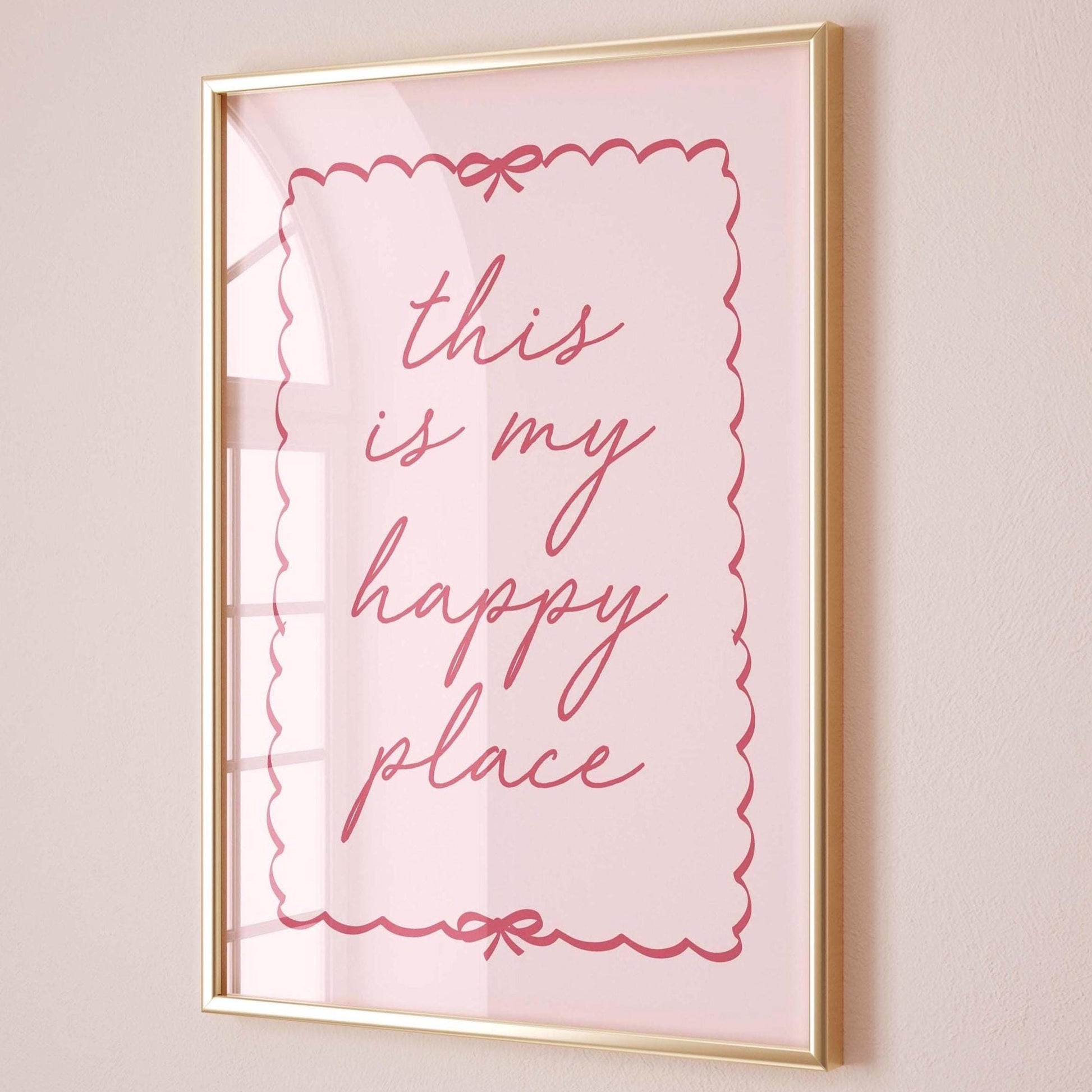 This Is My Happy Place Wall Print