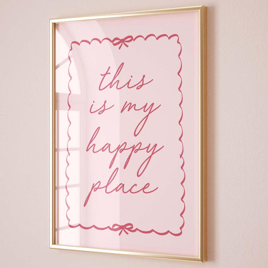 This Is My Happy Place Wall Print