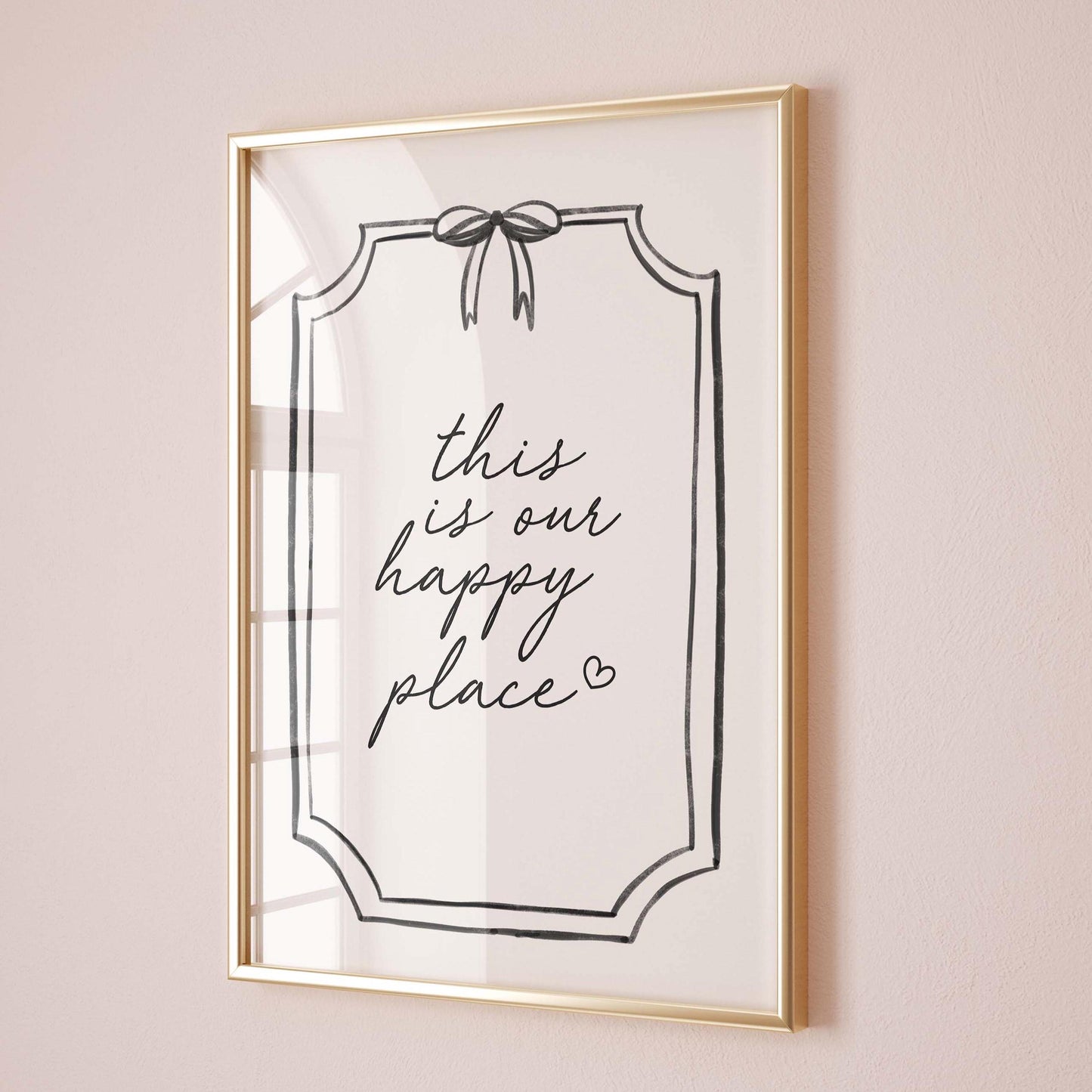 This Is Our Happy Place Art Print