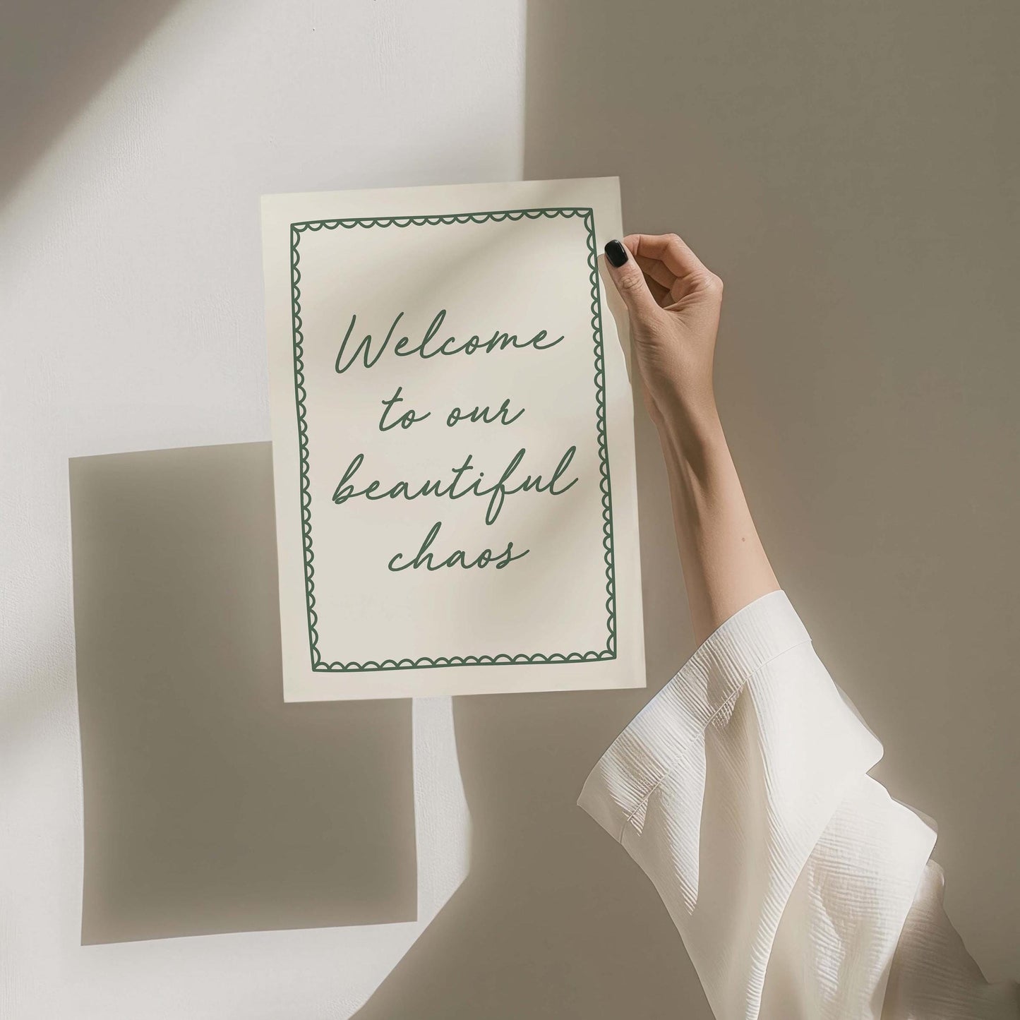 Welcome To Our Beautiful Chaos Wall Art Print