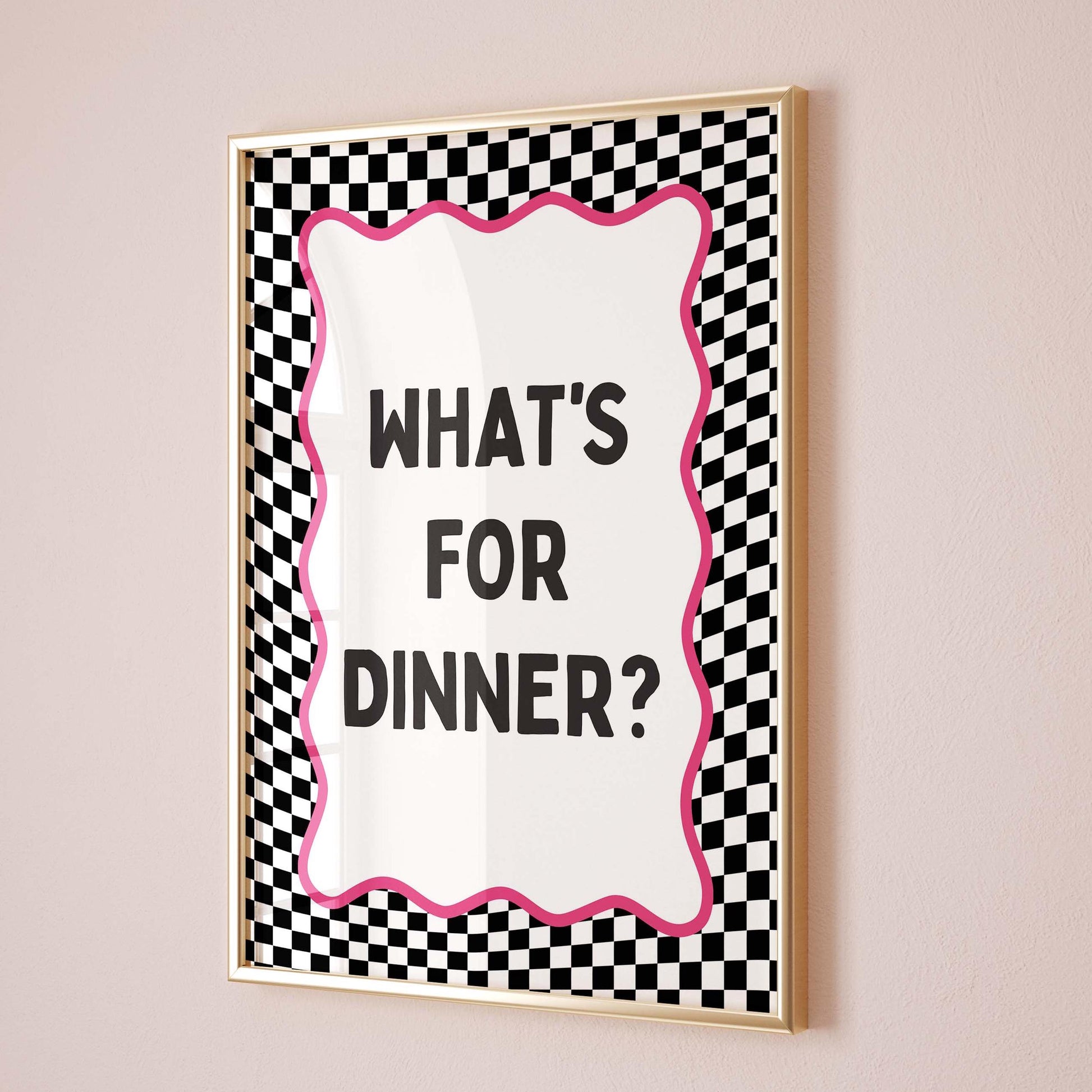 Whats For Dinner Wall Print