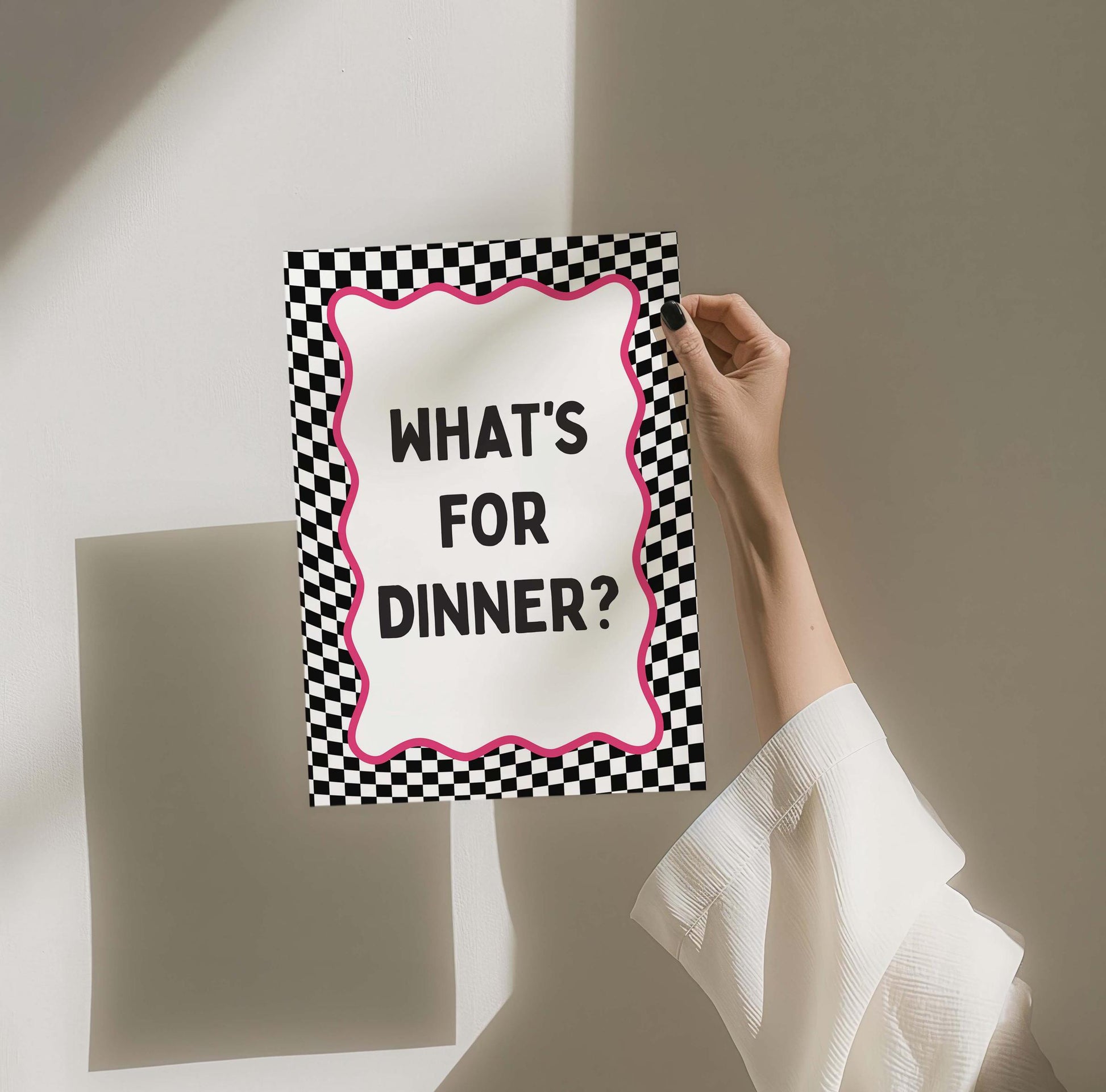 Whats For Dinner Wall Print