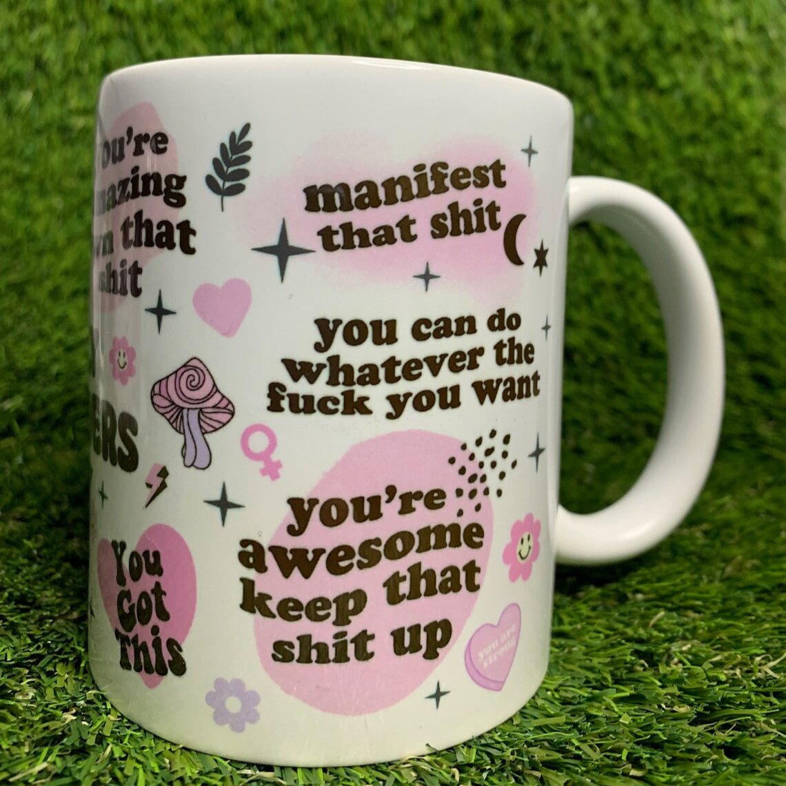 daily reminders ceramic mug