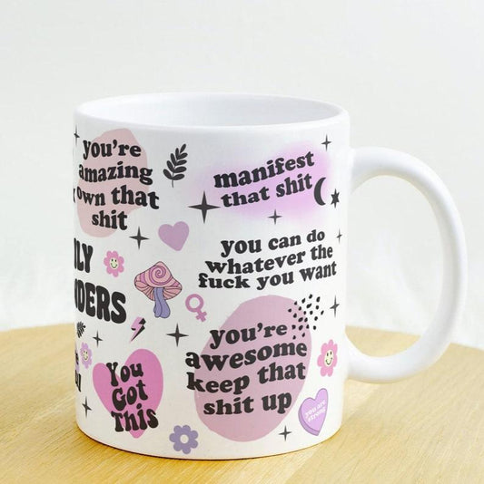 daily reminders ceramic mug