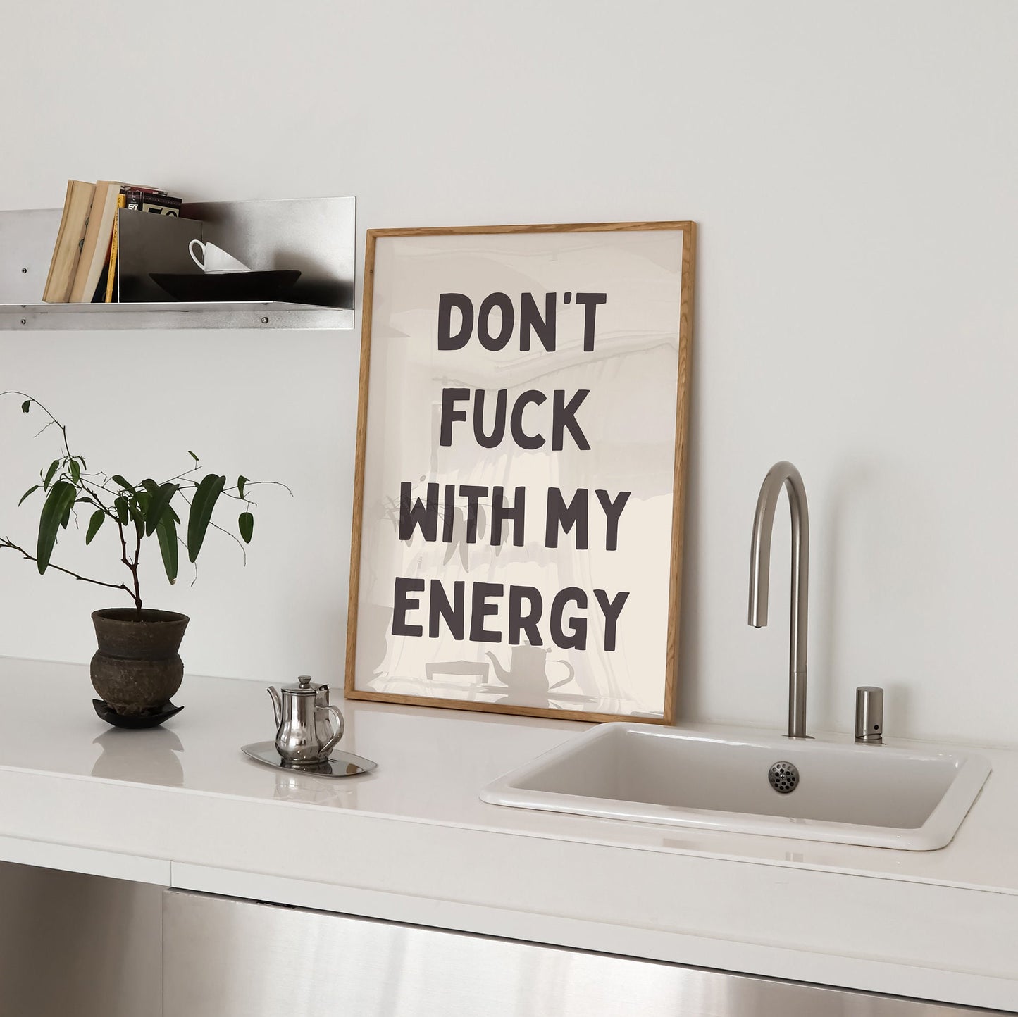 dont fuck with my energy wall print