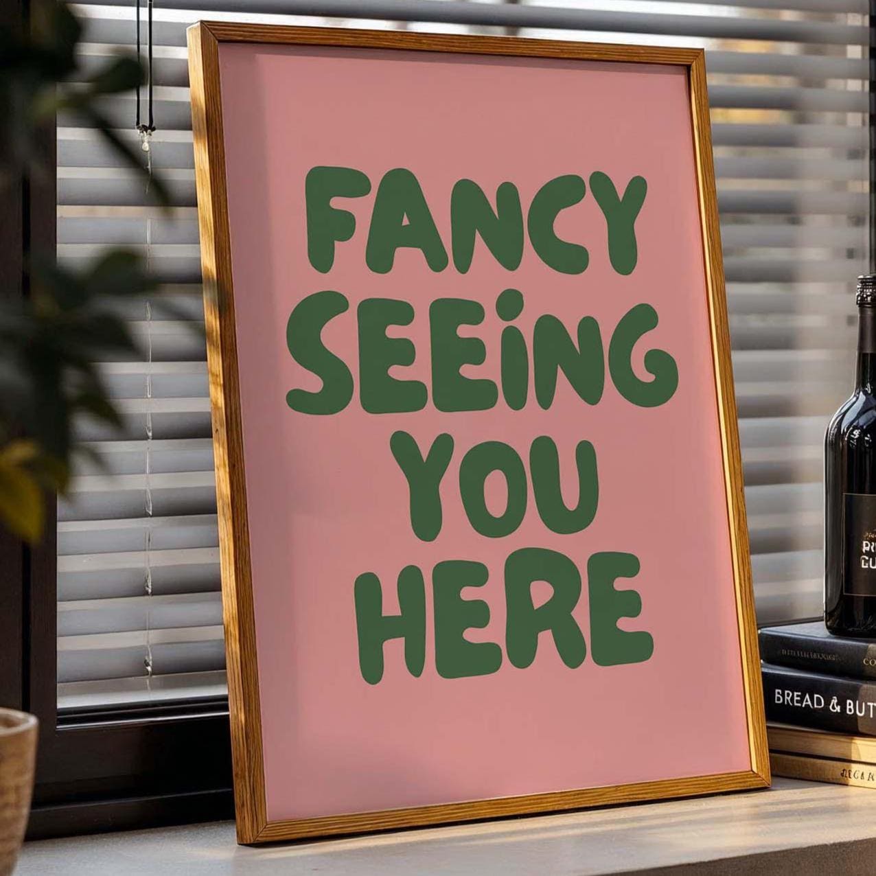 Fancy Seeing You Here Art Print