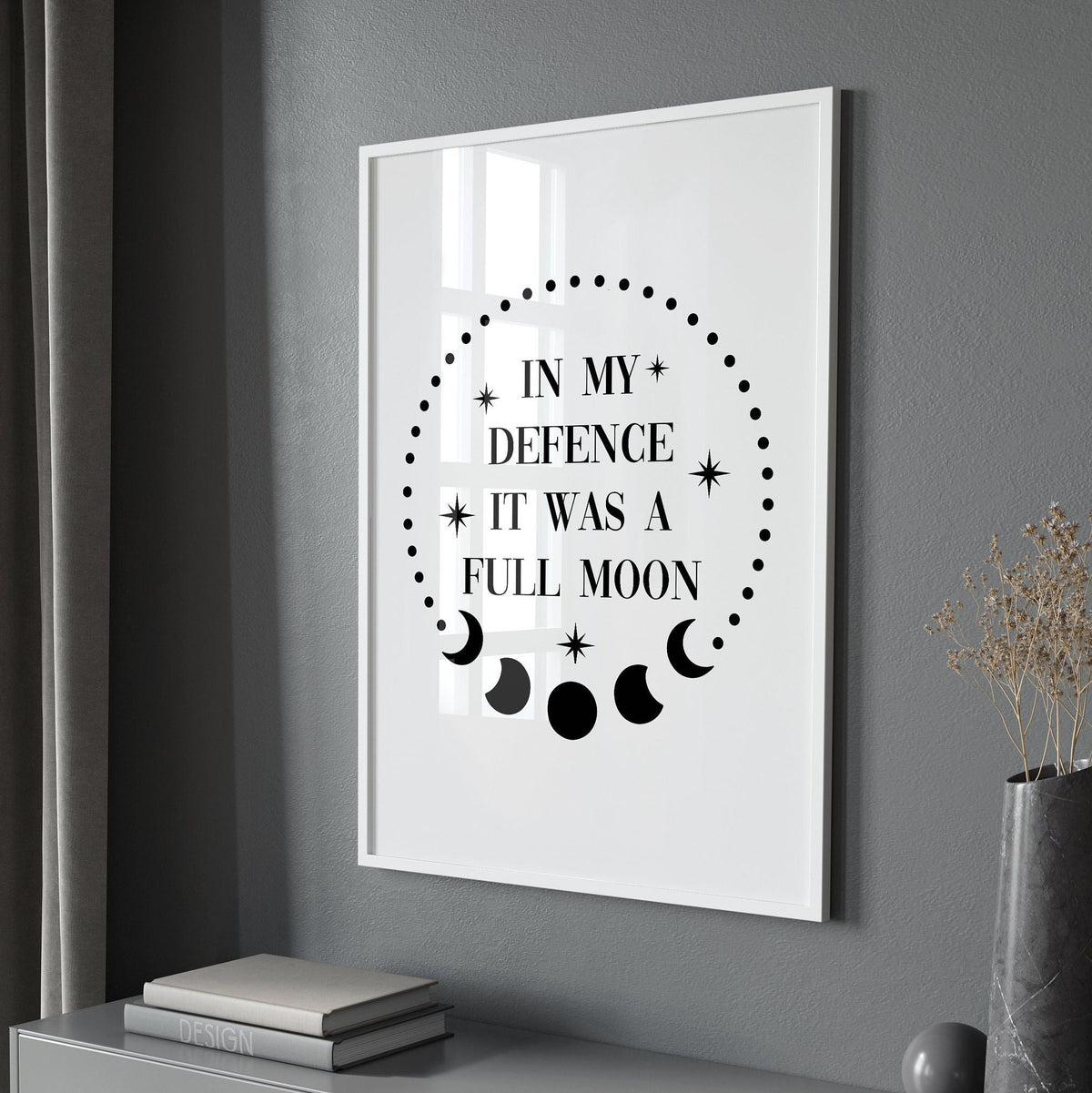 In My Defence It Was A Full Moon Unframed Card Print