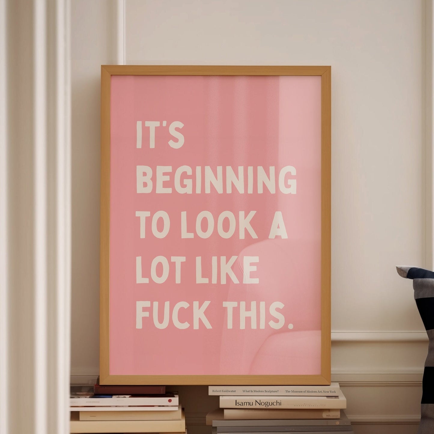 It's Beginning To Look A Lot Like Fuck This, Unframed Card Print, Funny Wall Print