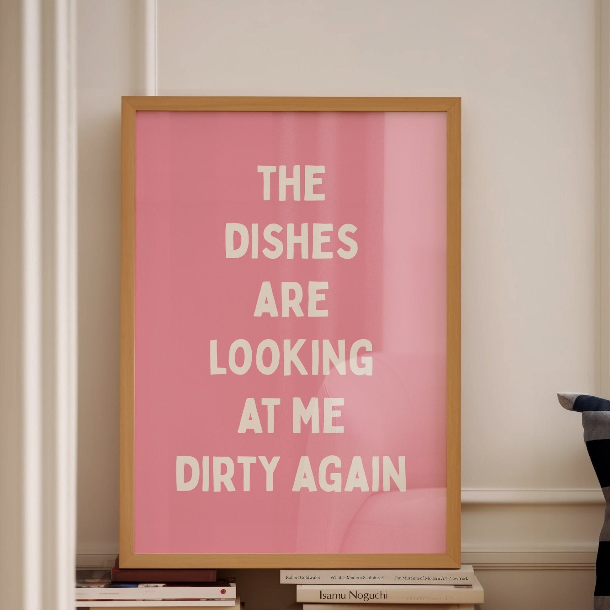 the dishes are looking at me dirty again print