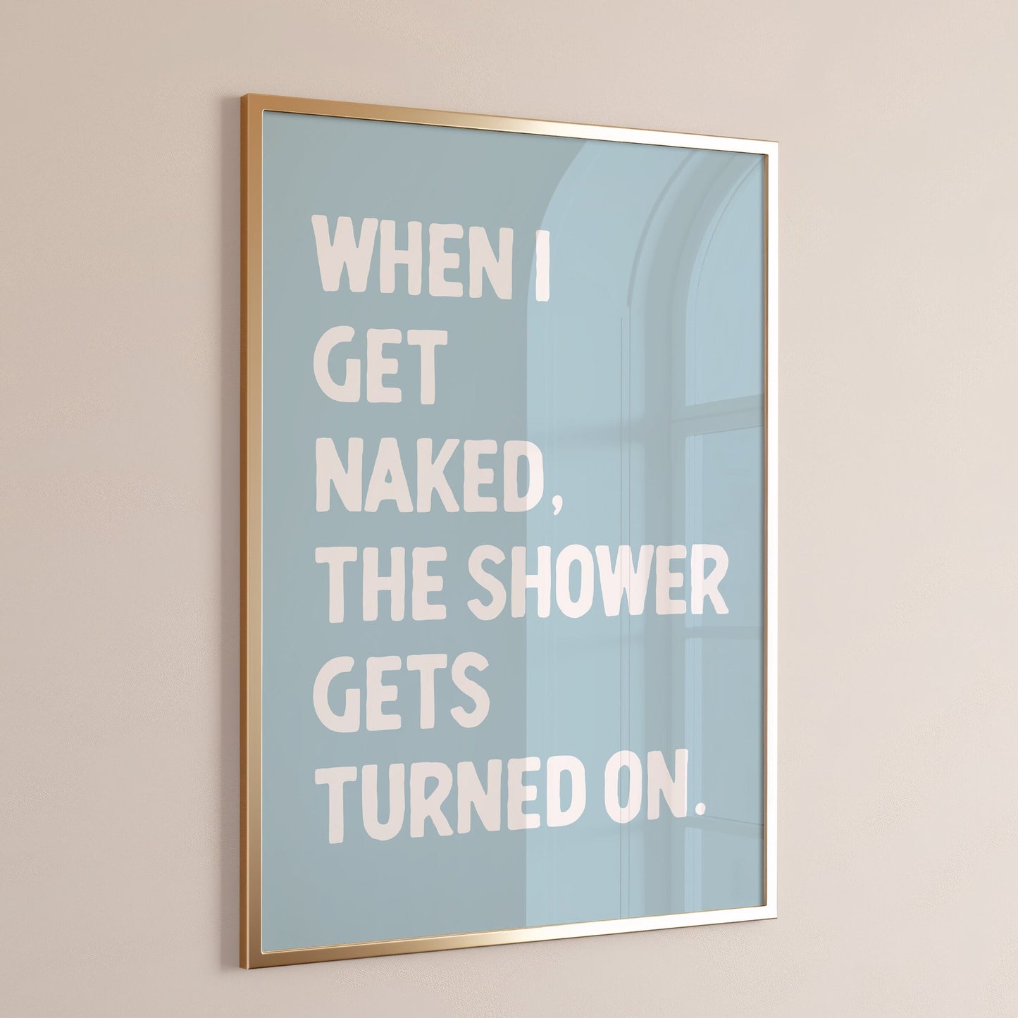 when I get naked the shower gets turned on