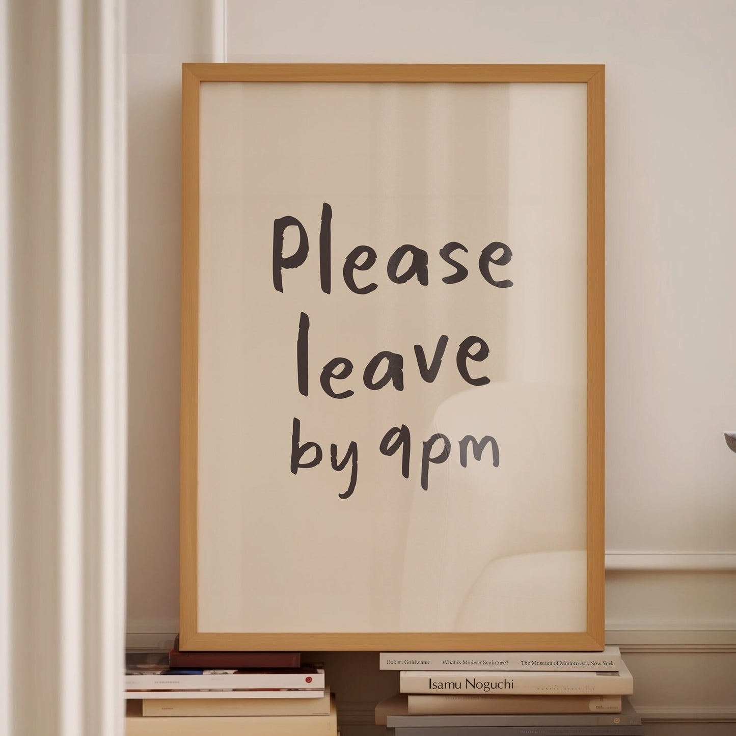 please leave by 9pm print