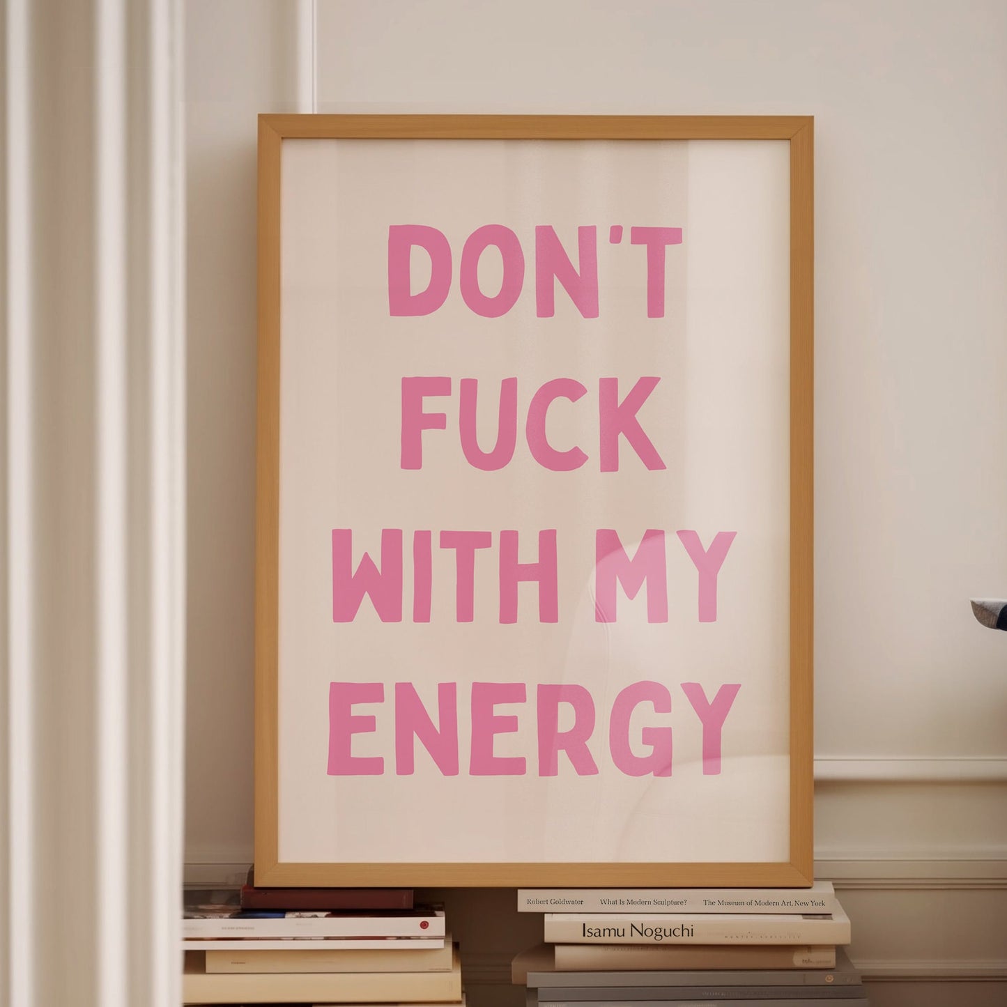 dont fuck with my energy wall print