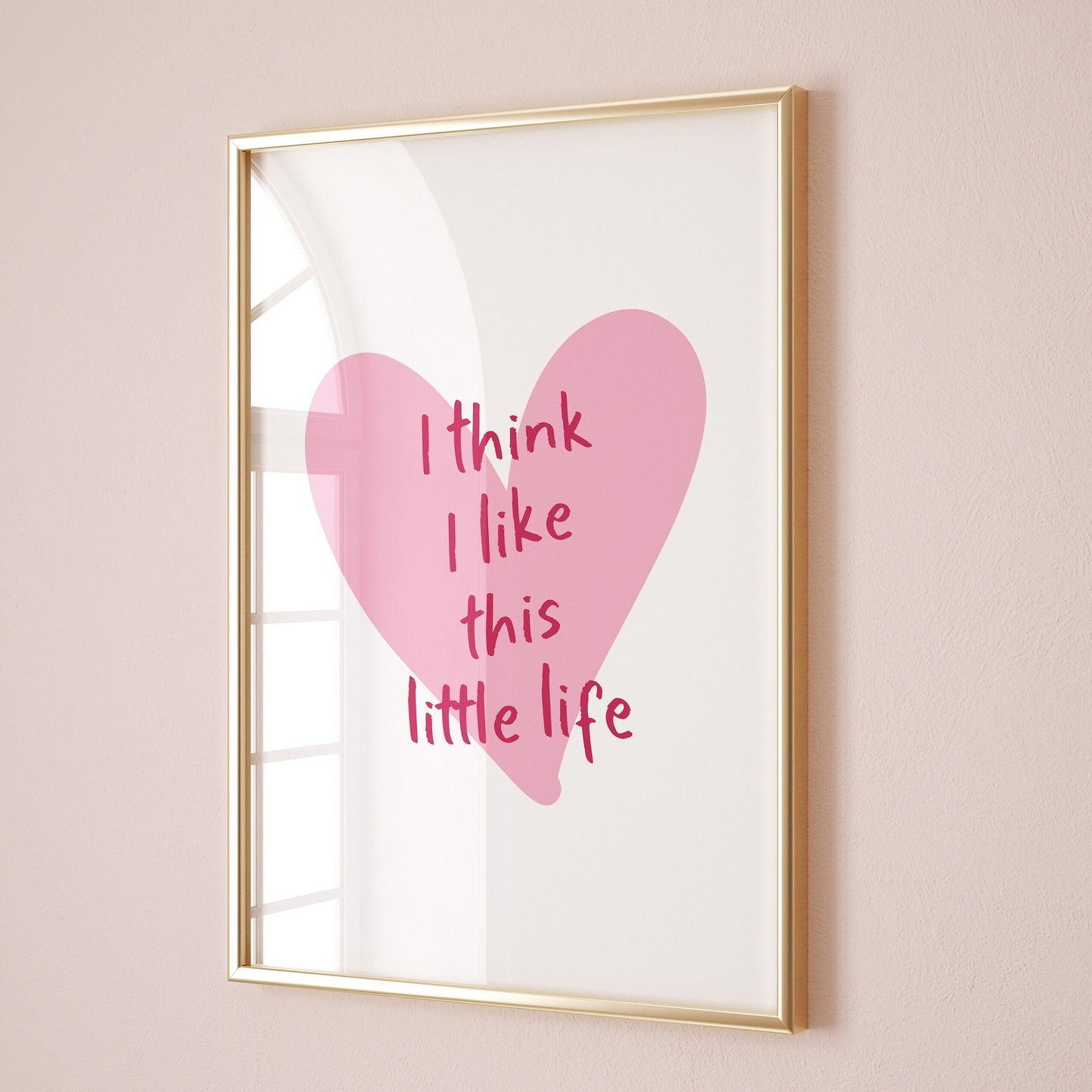i think i like this little life wall print