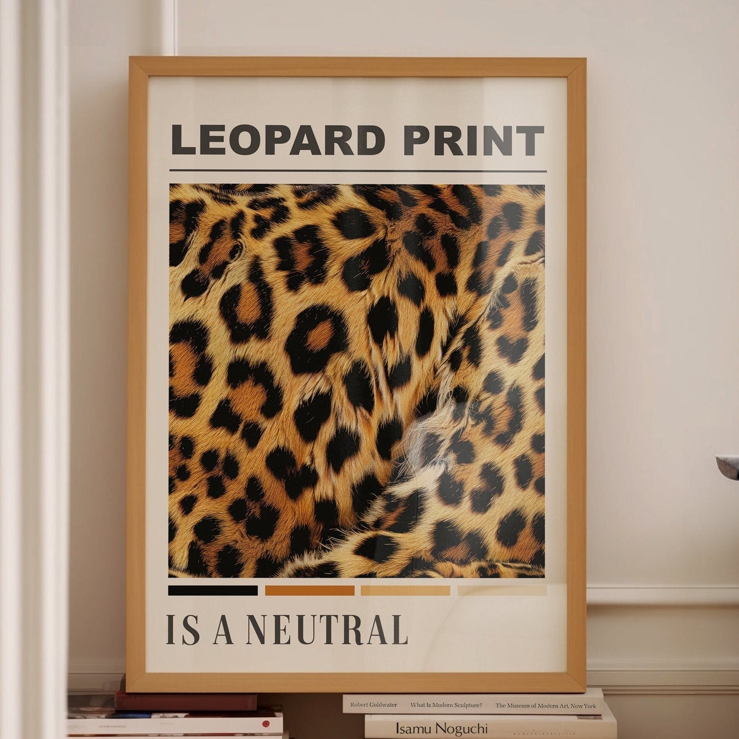 leopard print is a neutral wall print