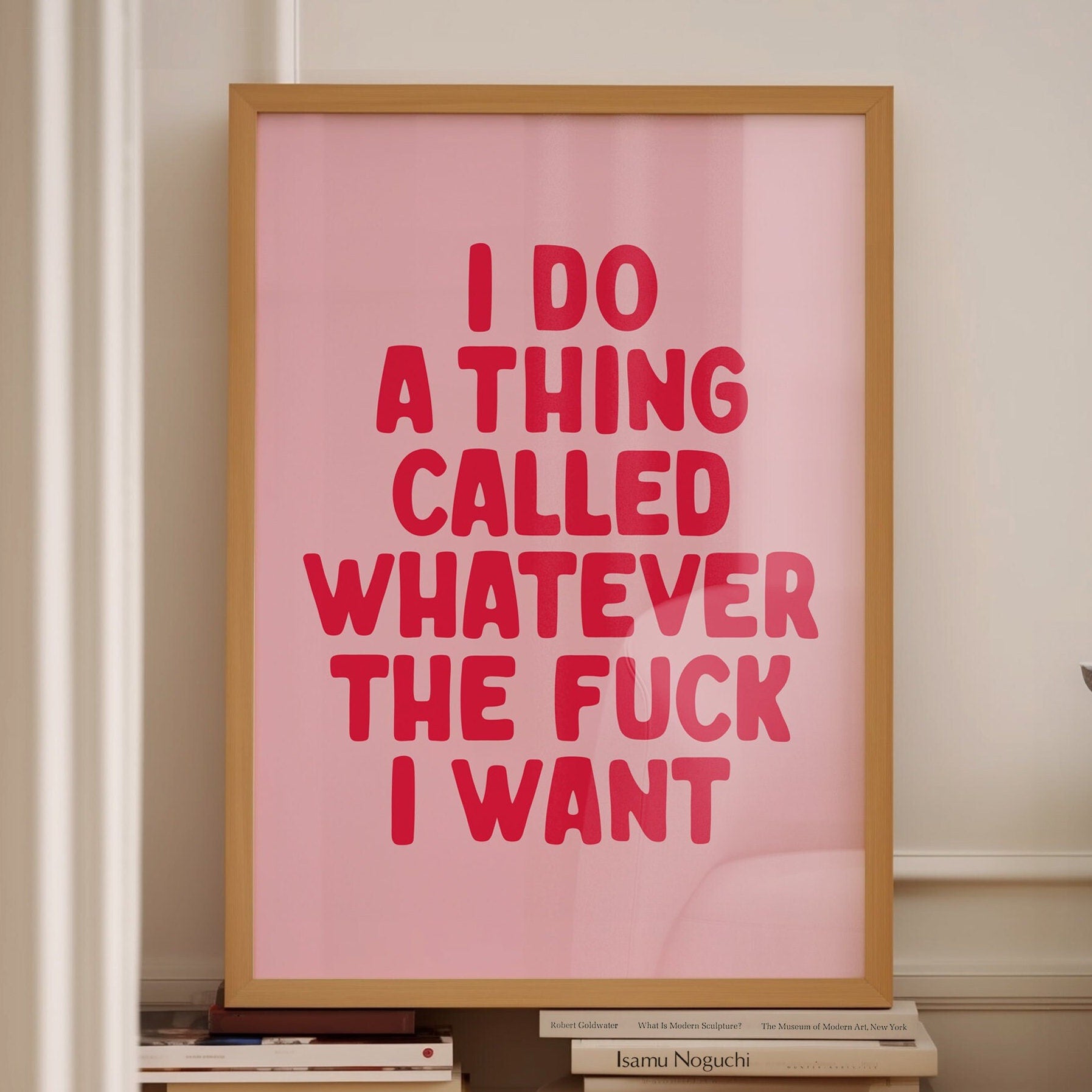 i do a thing called whatever the fuck i want wall print