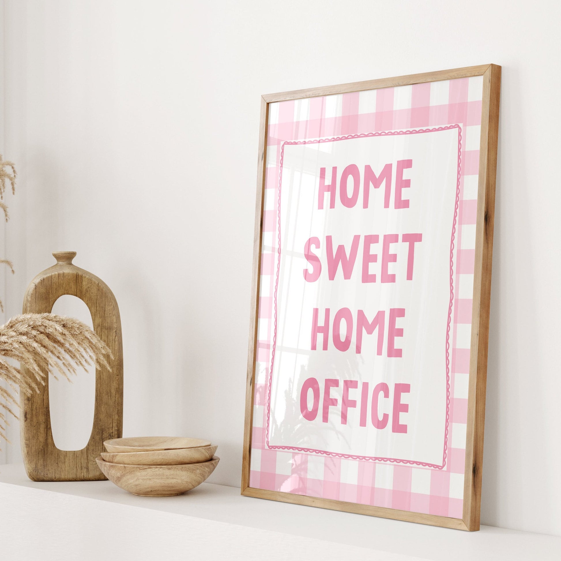 home sweet home office print
